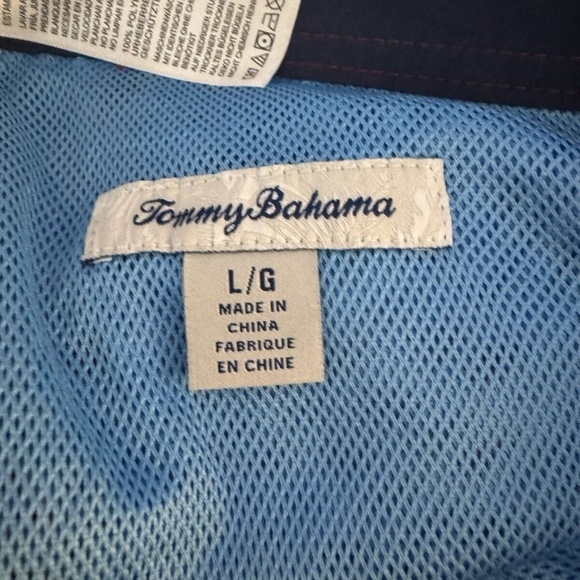 Tommy Bahama Medium Red w/Tropical Print Swimming Trunks - EUC - Picture 4 of 5